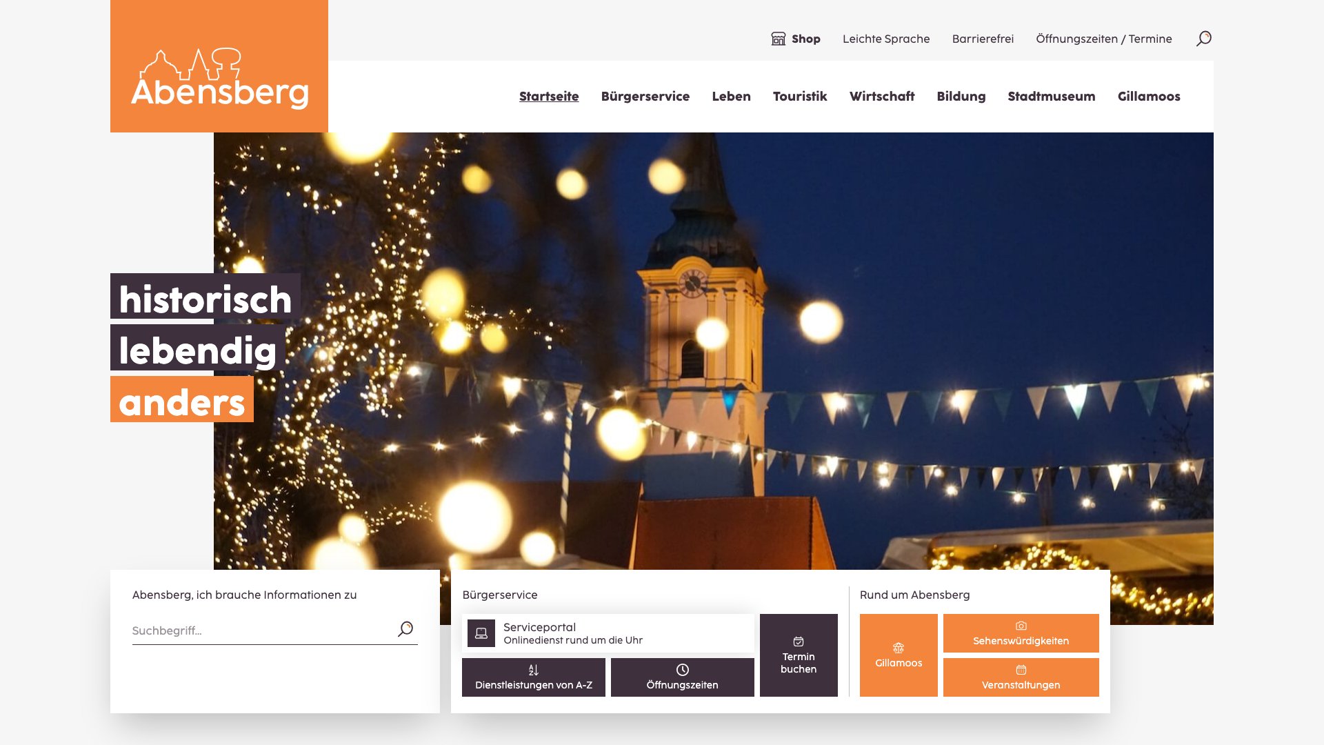 Stadt Abensberg – Kommunale Website